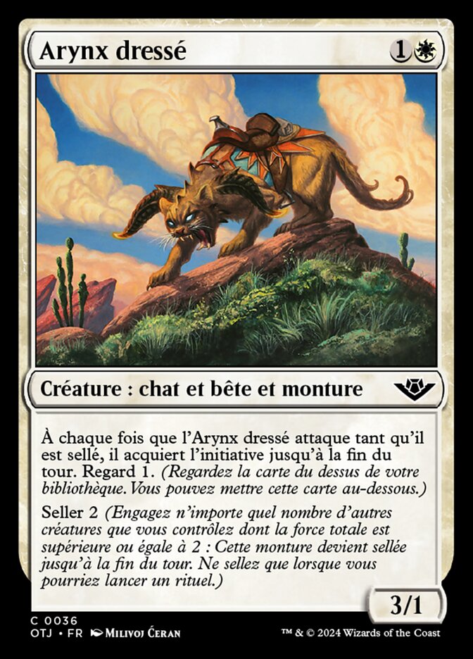 image Arynx dressé