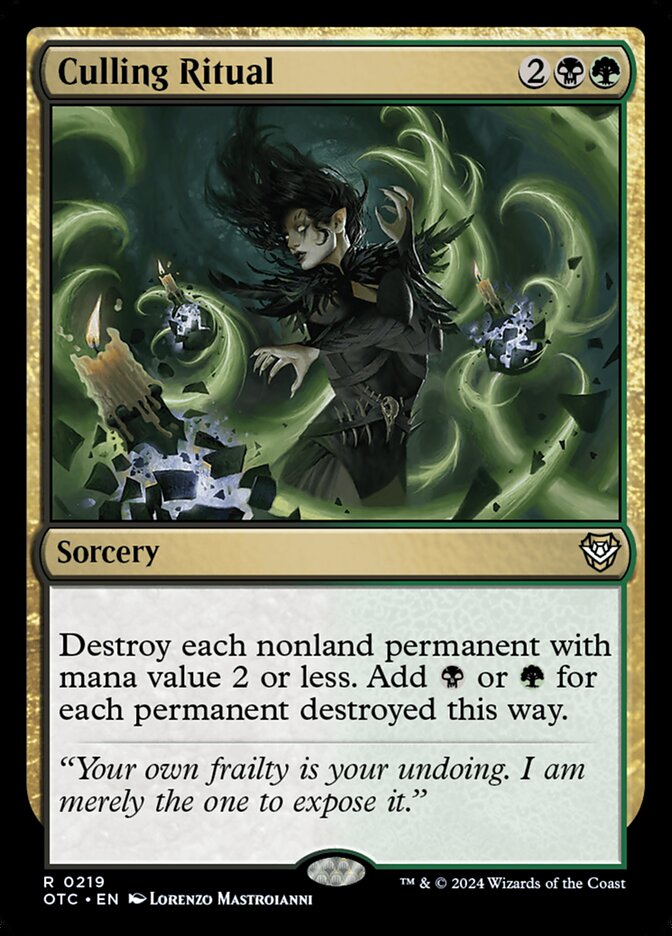 image Culling Ritual