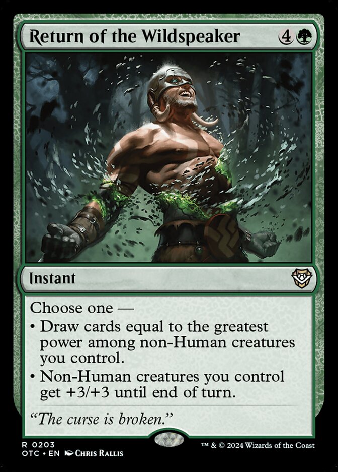 image Return of the Wildspeaker