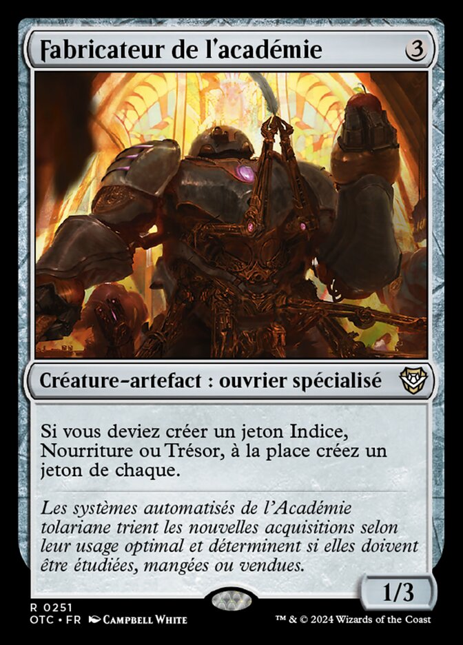 image Fabricateur de l'académie
