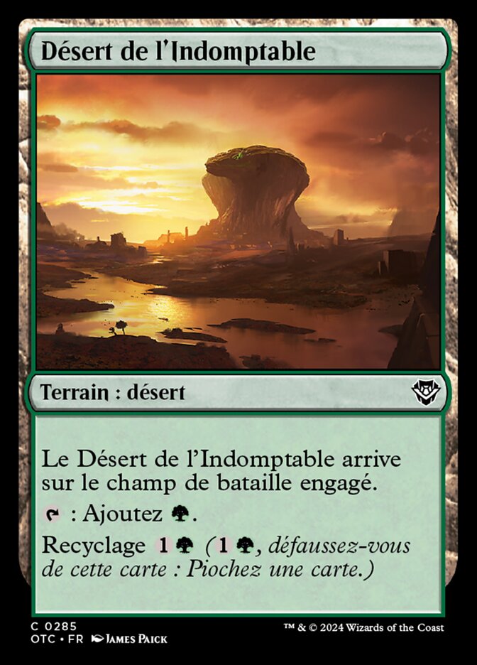image Désert de l'Indomptable