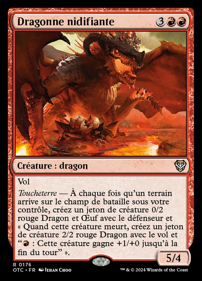 image Dragonne nidifiante