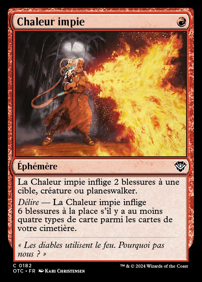 image Chaleur impie