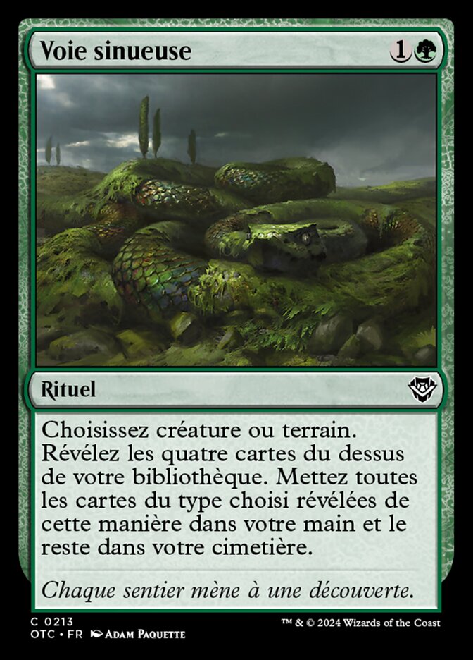 image Voie sinueuse