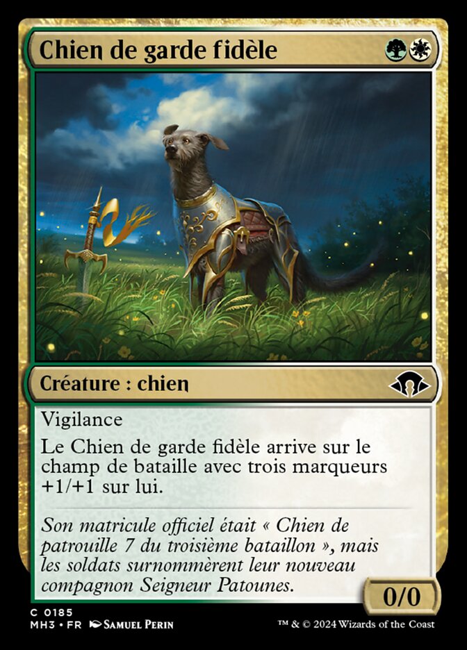 image Chien de garde fidèle