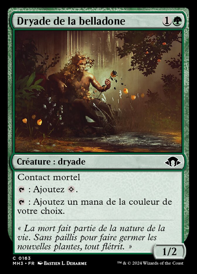 image Dryade de la belladone
