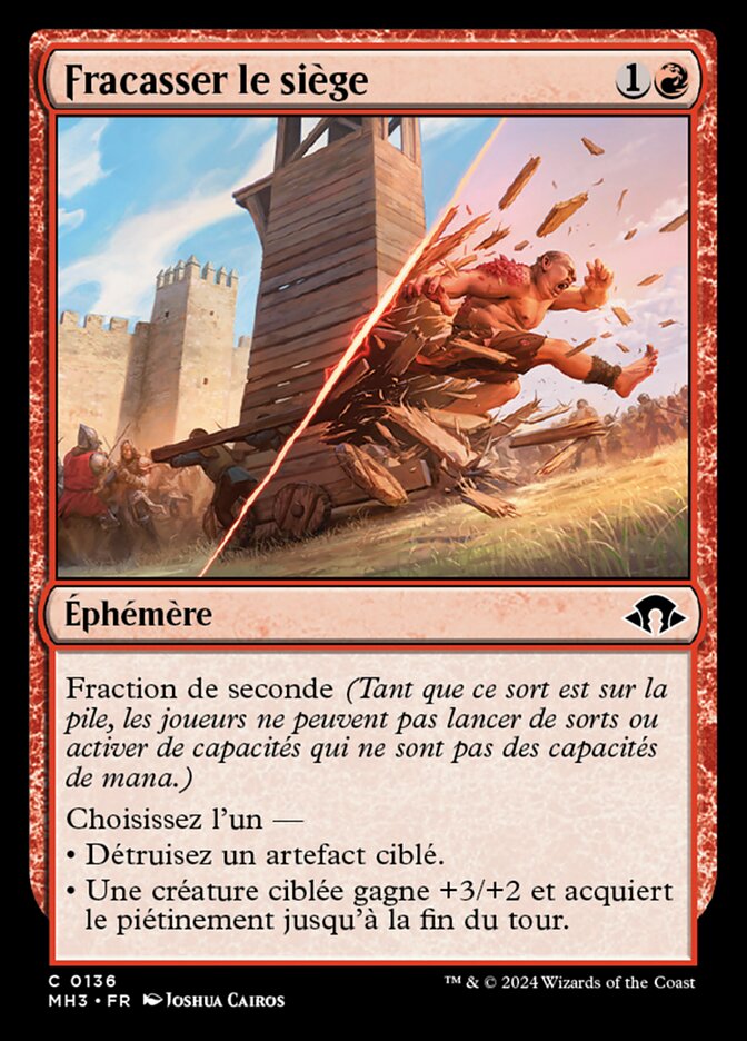 image Fracasser le siège