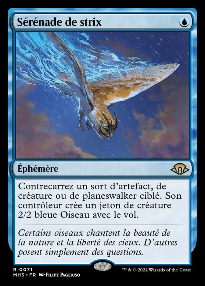 image Sérénade de strix