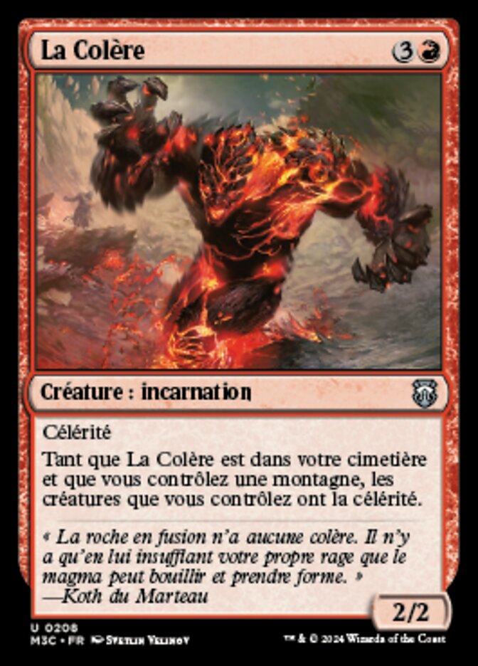 image La Colère