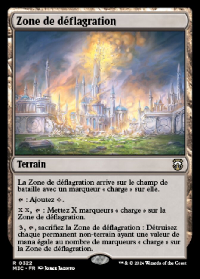 image Zone de déflagration