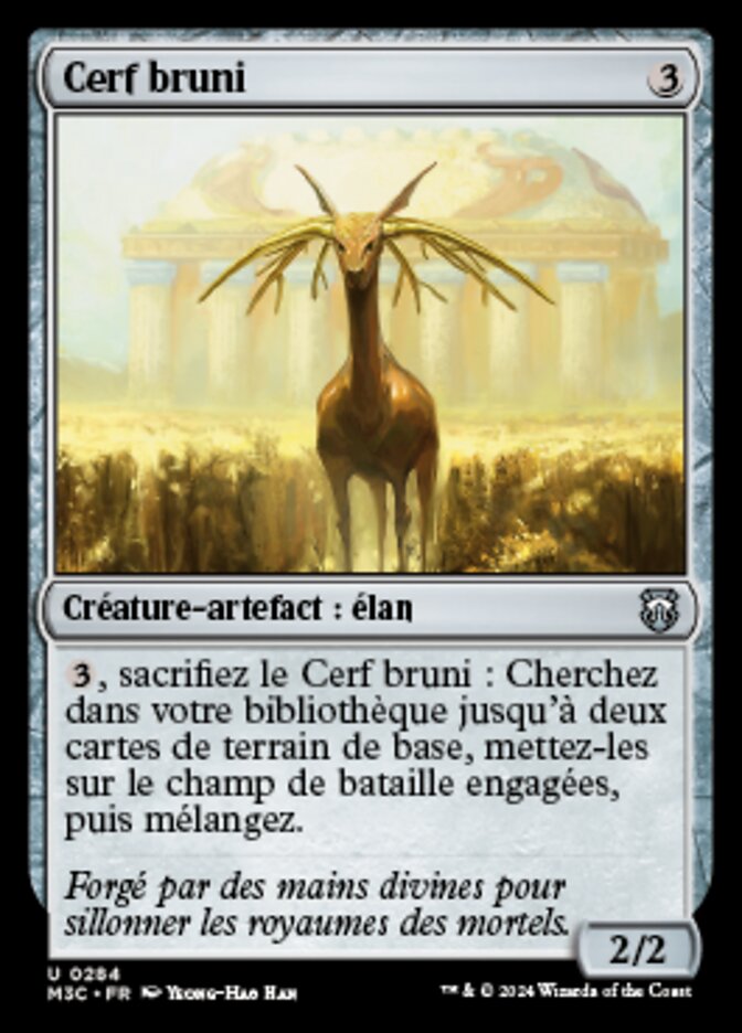 image Cerf bruni