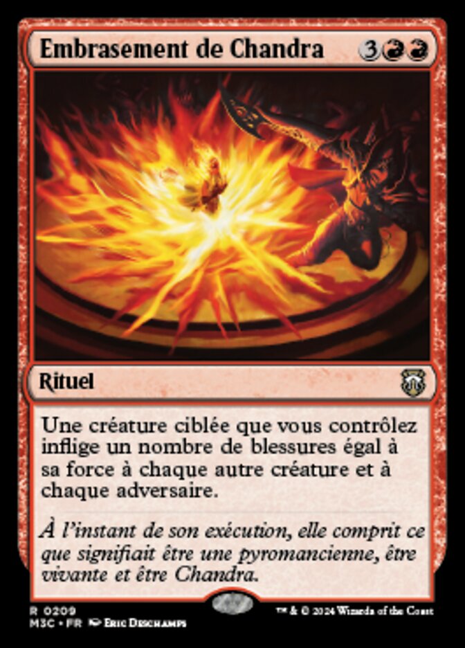 image Embrasement de Chandra