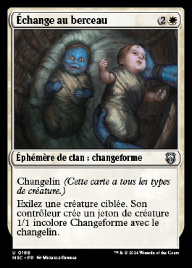 image Échange au berceau
