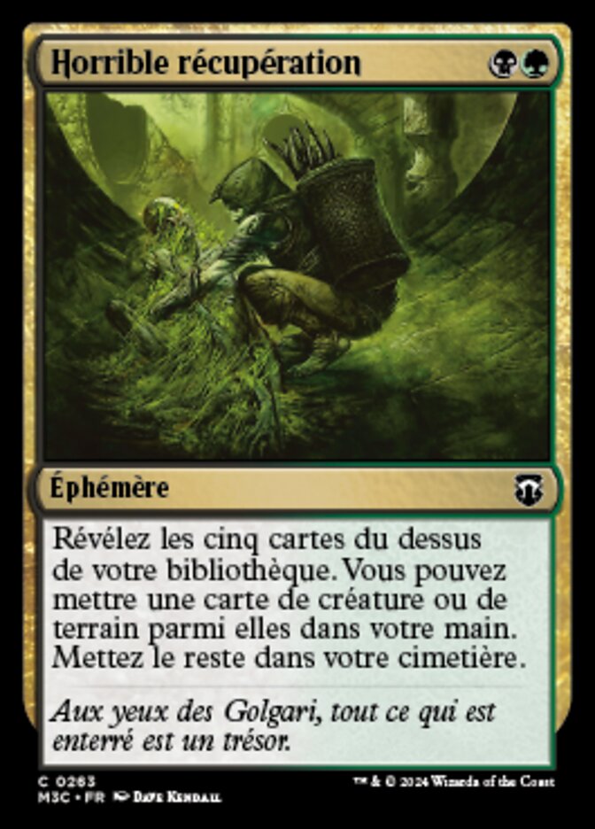 image Horrible récupération