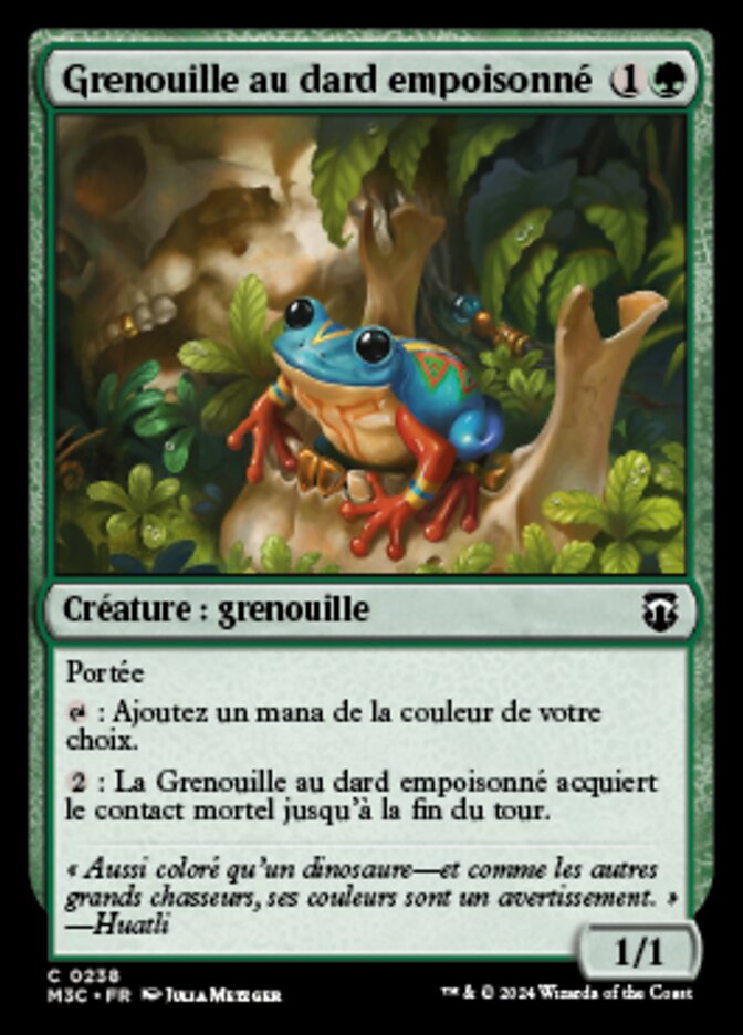 image Grenouille au dard empoisonné