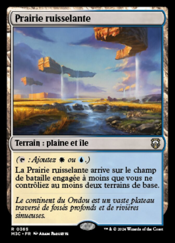 image Prairie ruisselante
