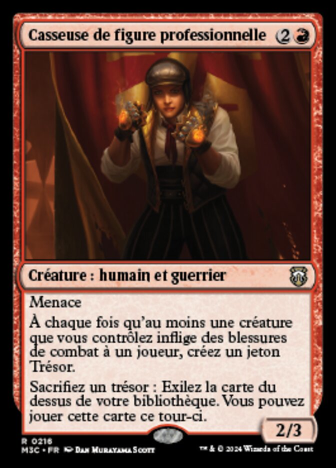 image Casseuse de figure professionnelle