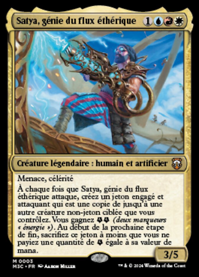 image Satya, génie du flux éthérique