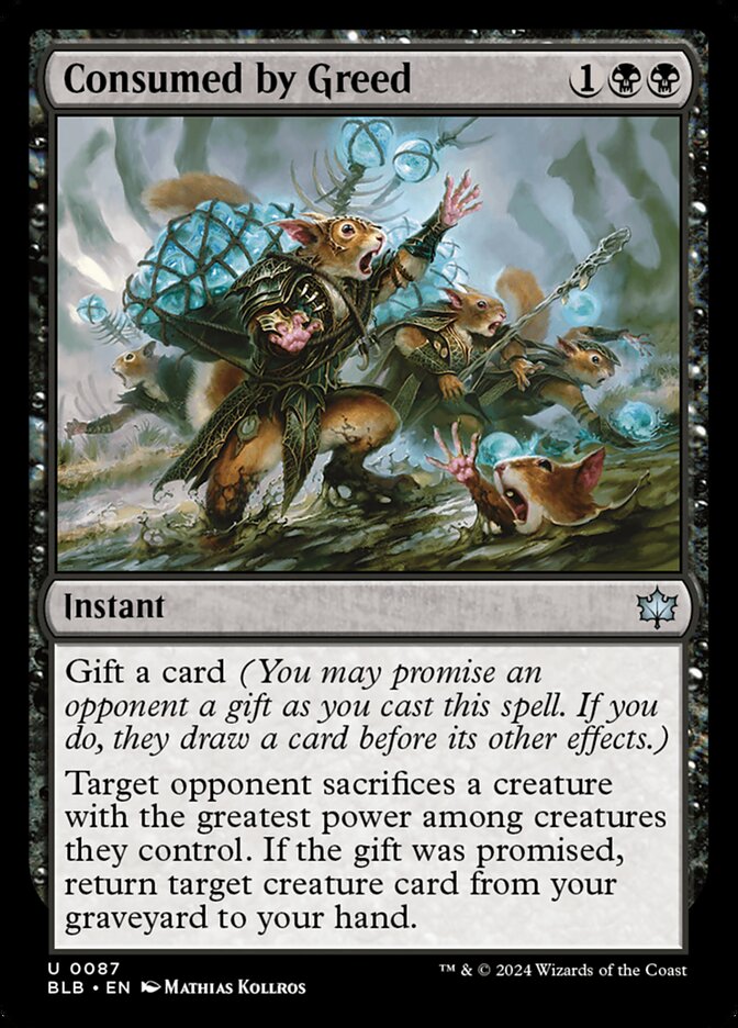 image Consumed by Greed