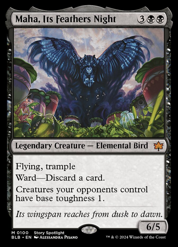 image Maha, Its Feathers Night