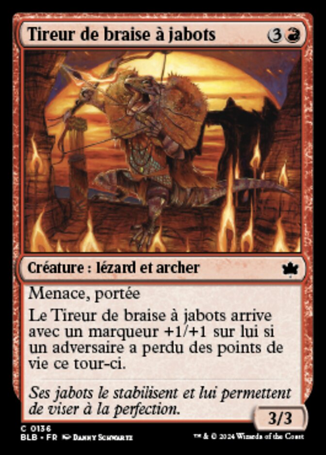image Tireur de braise à jabots
