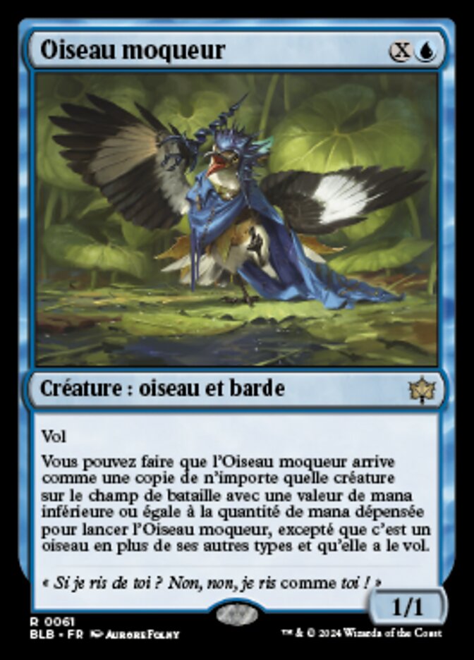 image Oiseau moqueur