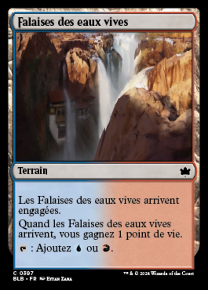 image Falaises des eaux vives