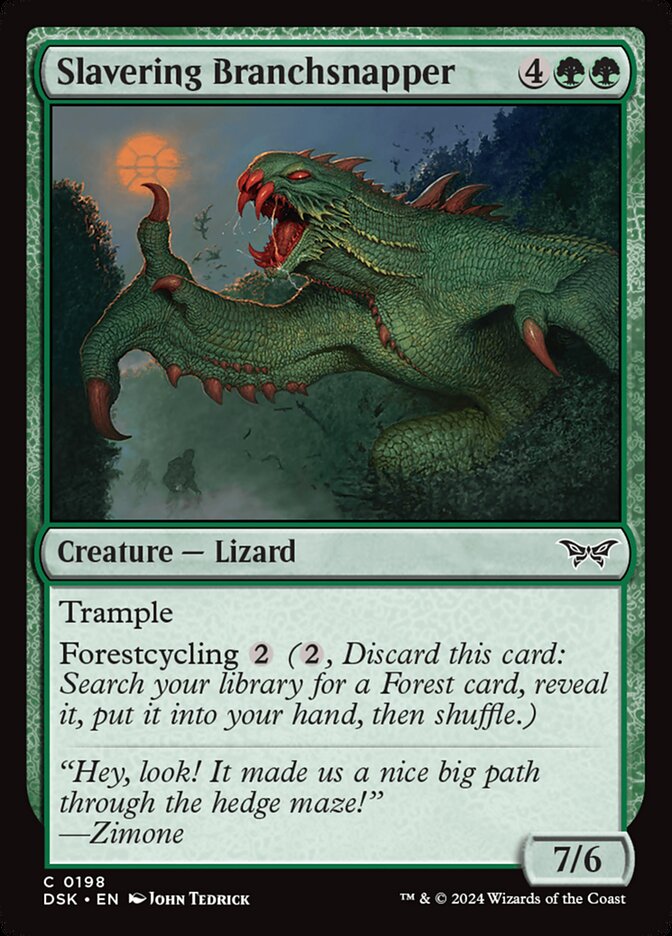 image Slavering Branchsnapper