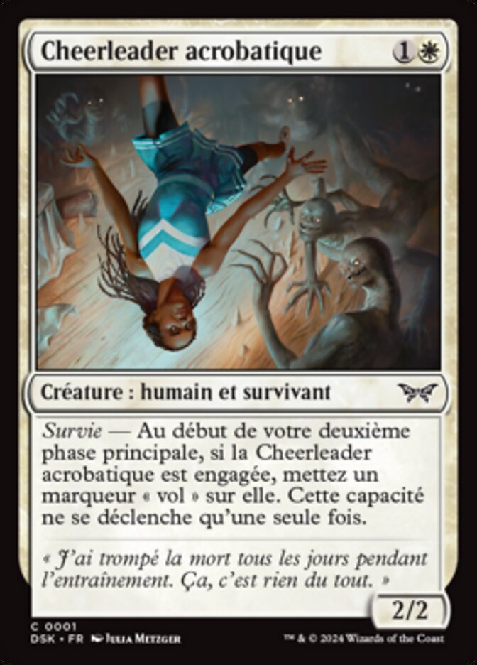 image Cheerleader acrobatique