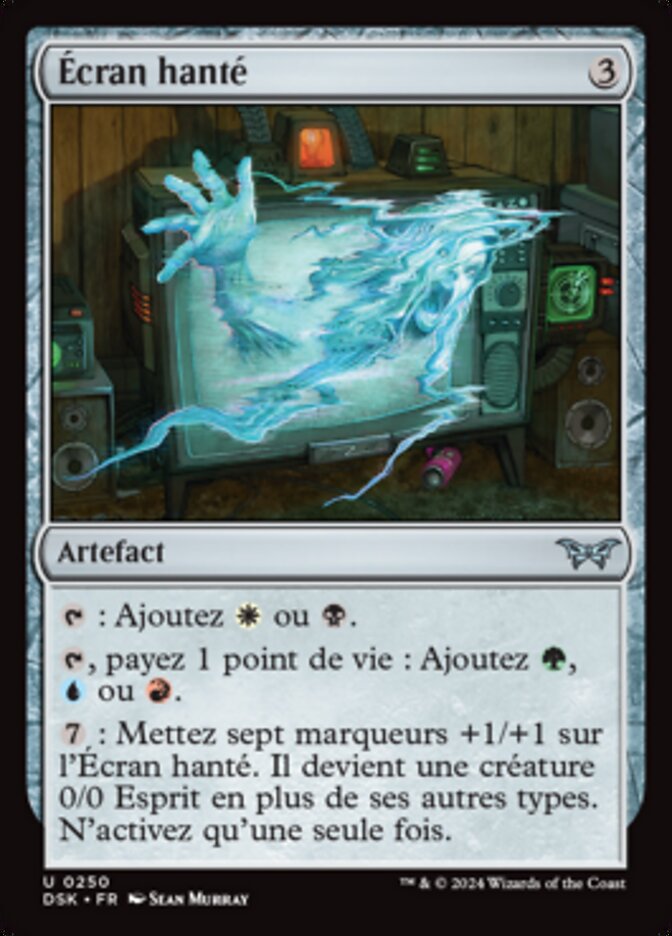 image Écran hanté