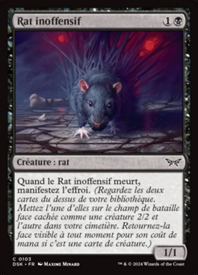 image Rat inoffensif