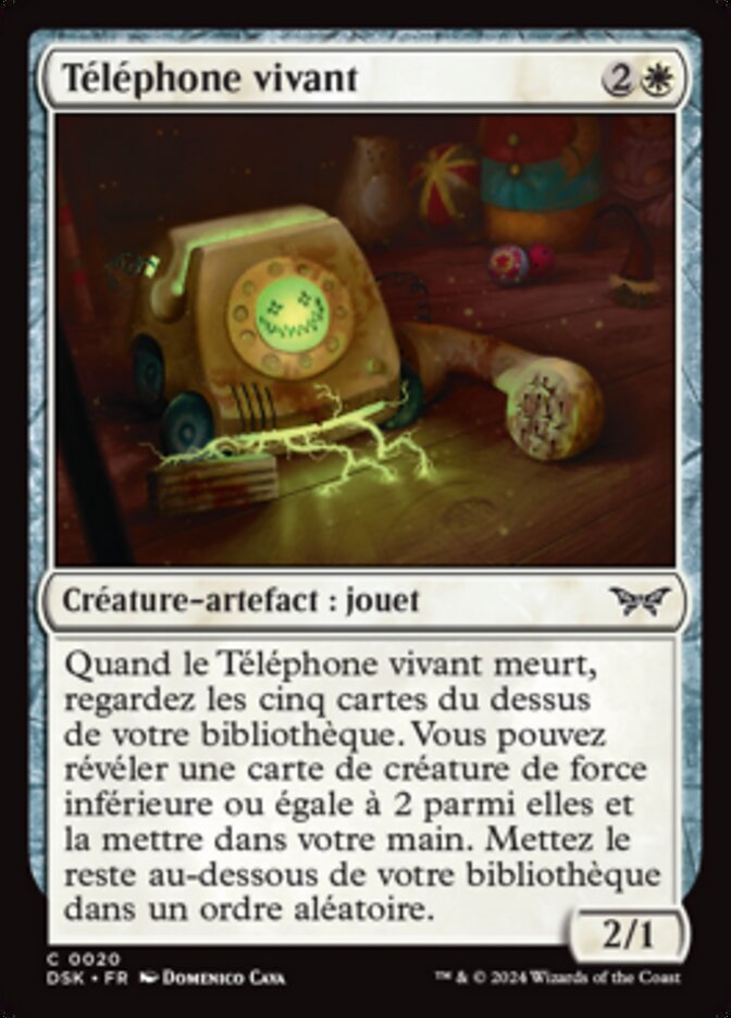 image Téléphone vivant