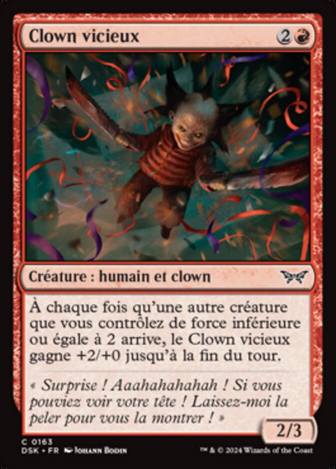 image Clown vicieux
