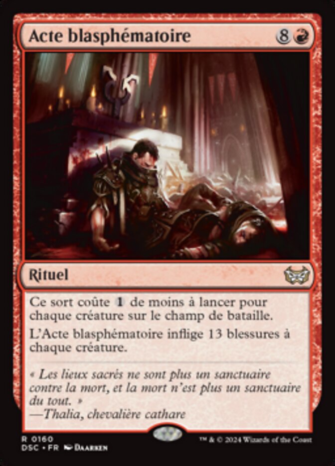 image Acte blasphématoire