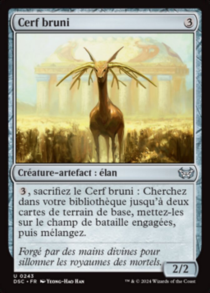 image Cerf bruni