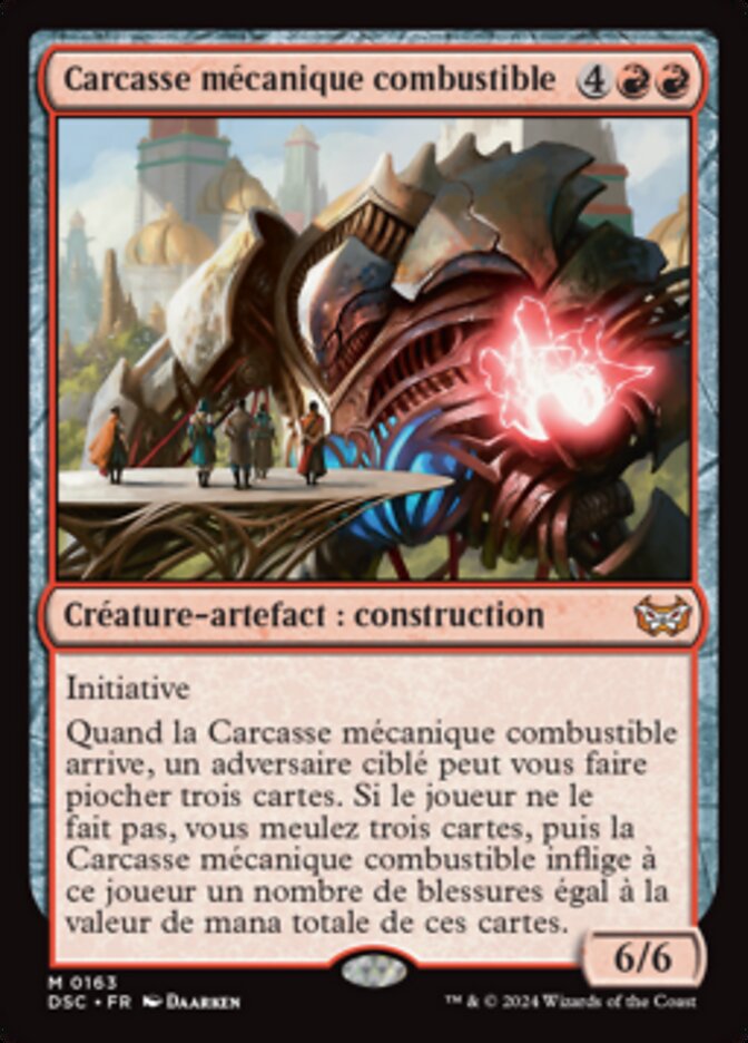 image Carcasse mécanique combustible