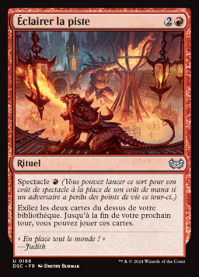 image Éclairer la piste