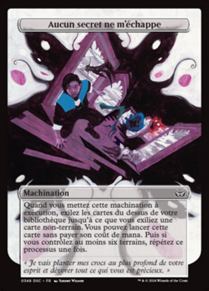 image Aucun secret ne m'échappe