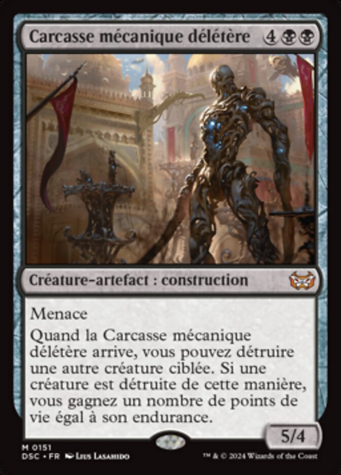 image Carcasse mécanique délétère