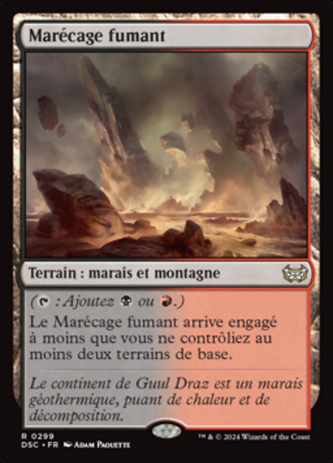 image Marécage fumant