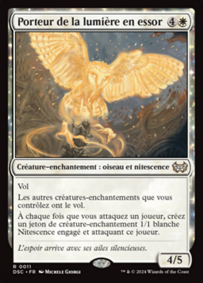 image Porteur de la lumière en essor