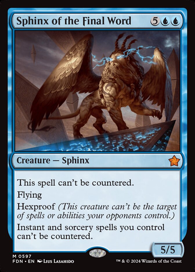 image Sphinx of the Final Word