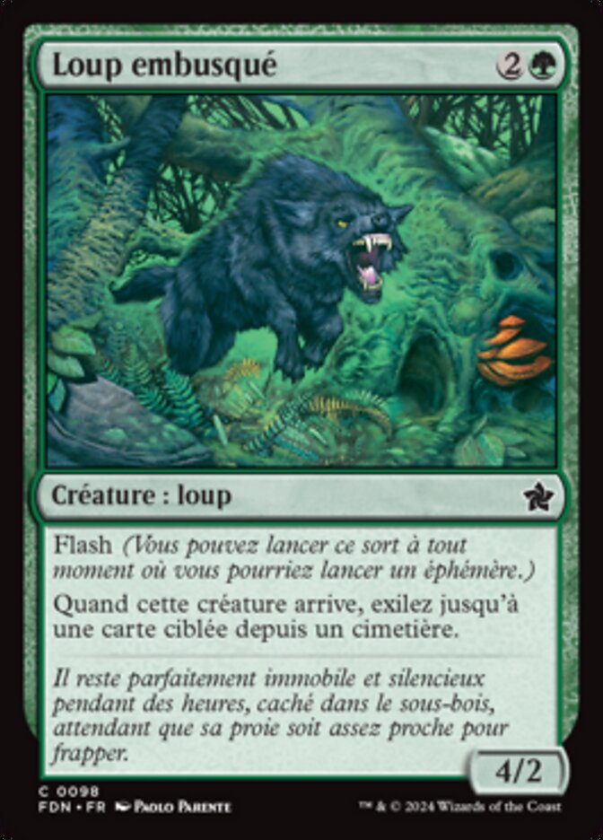 image Loup embusqué