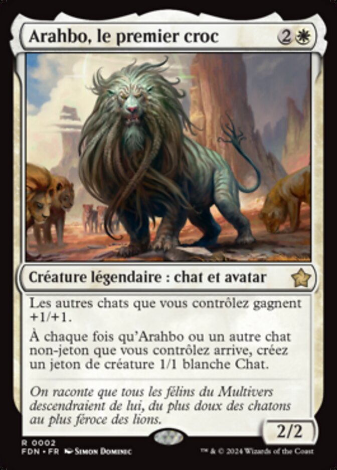 image Arahbo, le premier croc