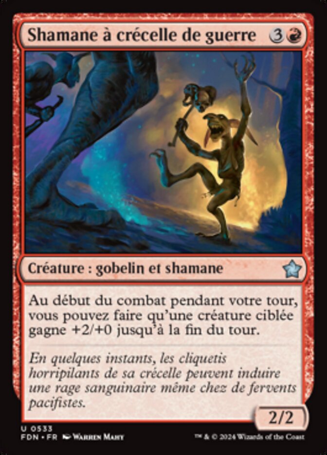 image Shamane à crécelle de guerre