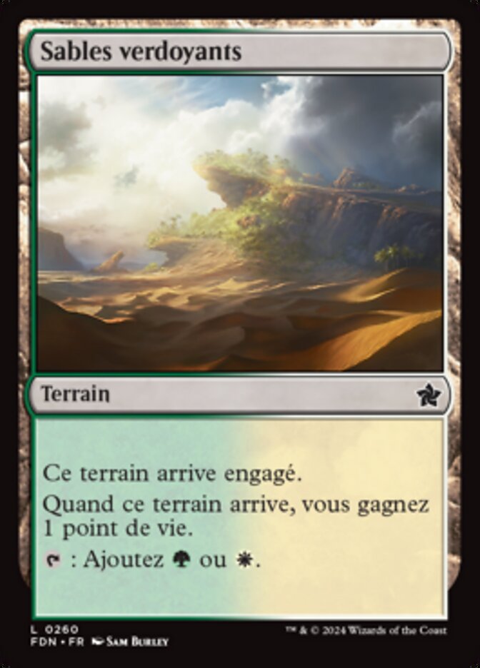 image Sables verdoyants