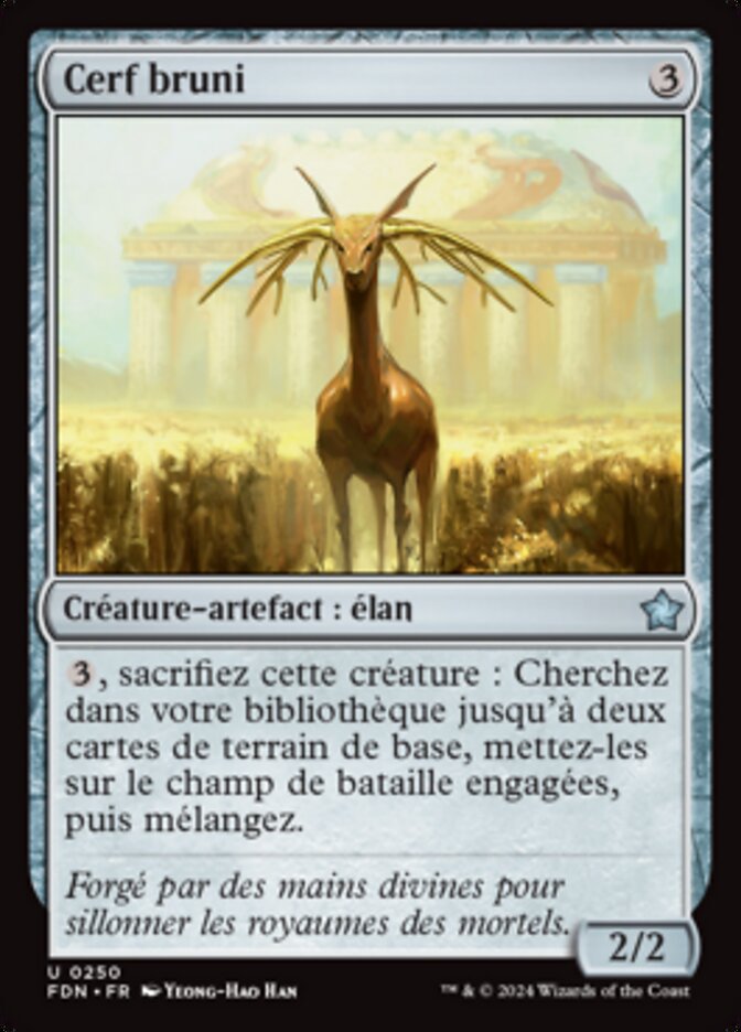 image Cerf bruni