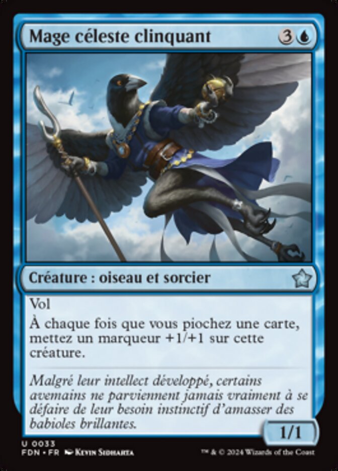 image Mage céleste clinquant