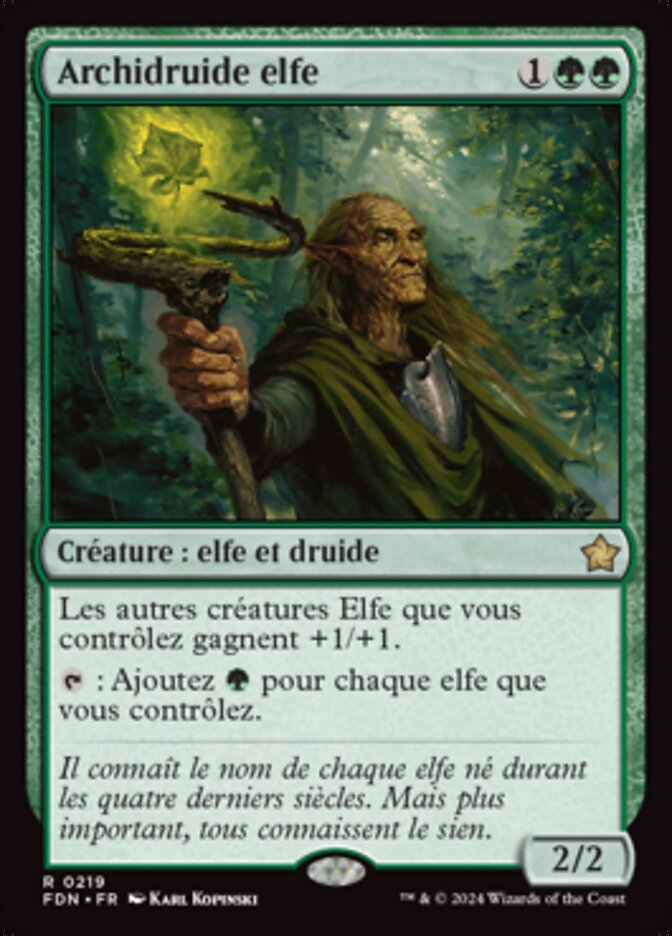 image Archidruide elfe