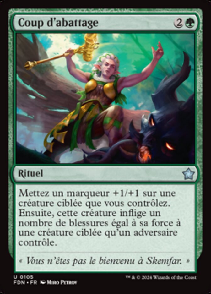 image Coup d'abattage